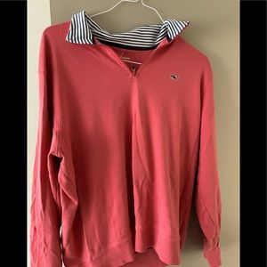 Size Large Vineyard Vines 1/4 Zip Sweatshirt